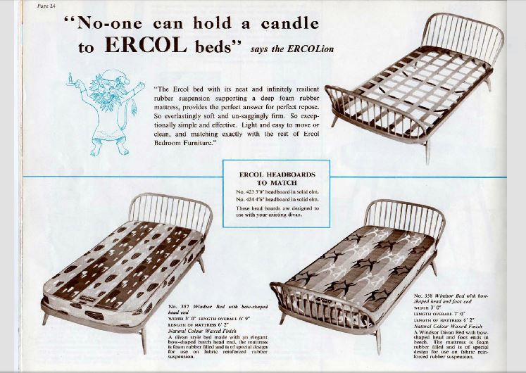 Ercol Furniture Catalogue 1956